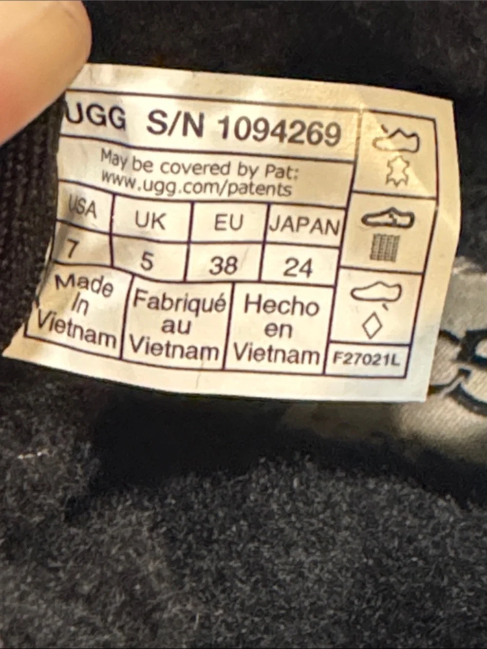 UGG Black Suede Neumel Lace-Up Boots womens size 7